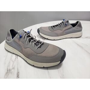NEW WITHOUT BOX Clarks Men's Davis Low Sneaker Gray Combination‎ Size 13 Slip On